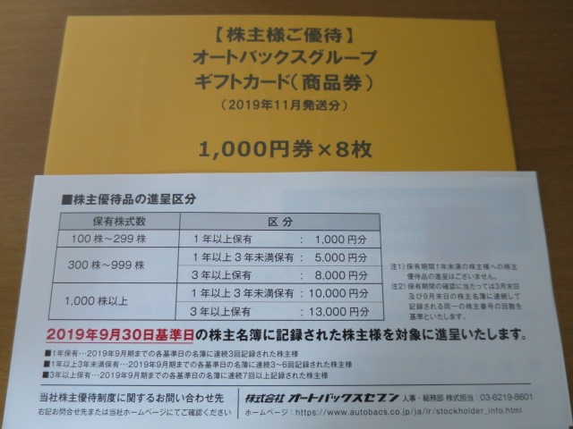 オートバックス 株主優待 10，000円分の+aboutfaceortho.com.au